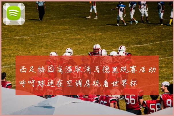 西足协因高温取消马德里观赛活动呼吁球迷在空调房观看世界杯